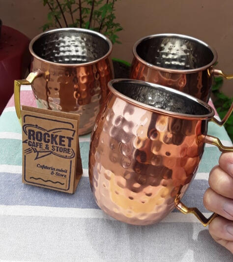 Modelo martillado - Baño reforzado en cobre - 550ml de capacidad